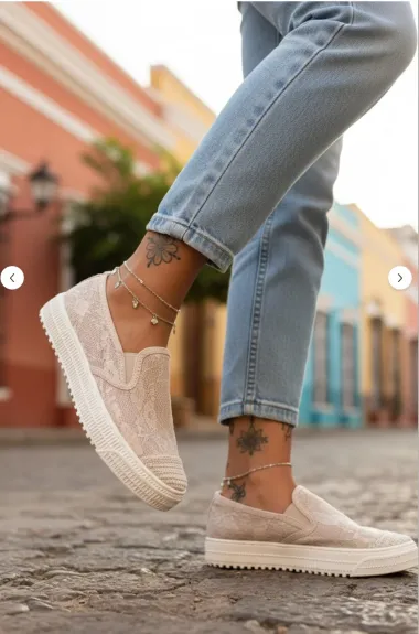 Espadrile dama casual bej Y602 T55-3